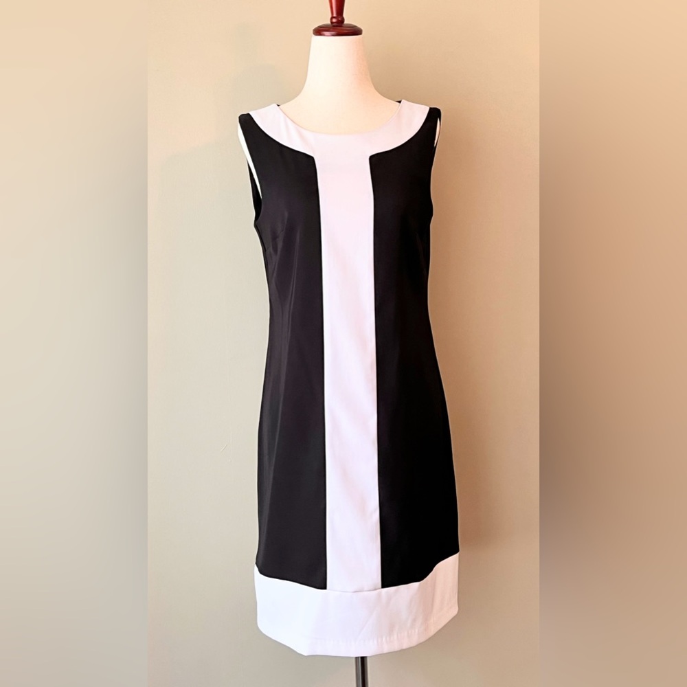 Kim Rogers Black and White Mini Dress